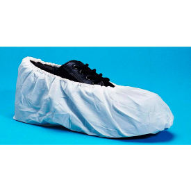 Cross Linked Polyethylene Shoe Covers Water Resistant Blue LG 100/Bag 3 Bags/Case SC-CPE-LG-BL