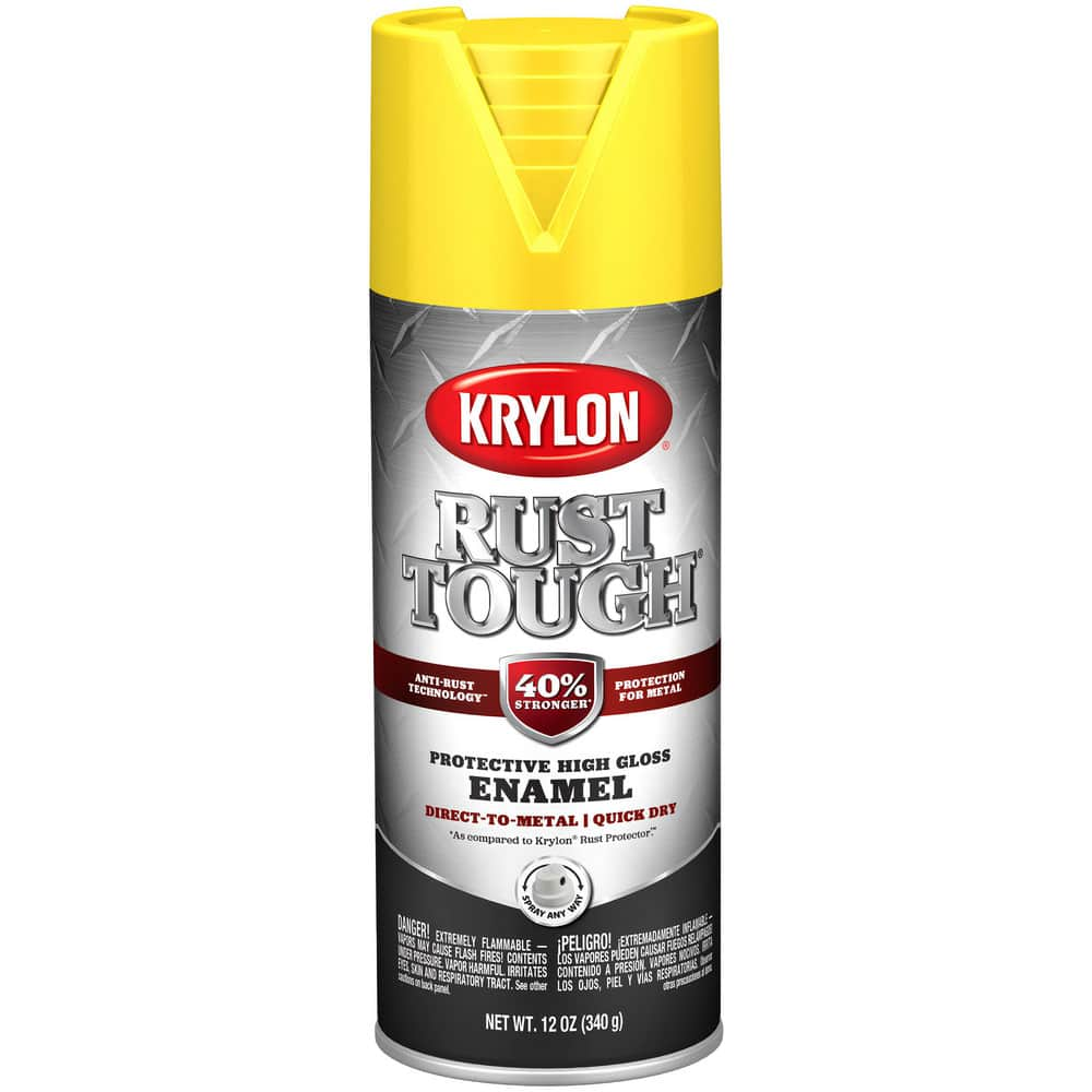 Spray Paints, Product Type: Rustproof Enamel , Type: Rust Preventative Spray Paint , Color: Safety Yellow , Finish: Gloss , Color Family: Yellow  MPN:K09211008