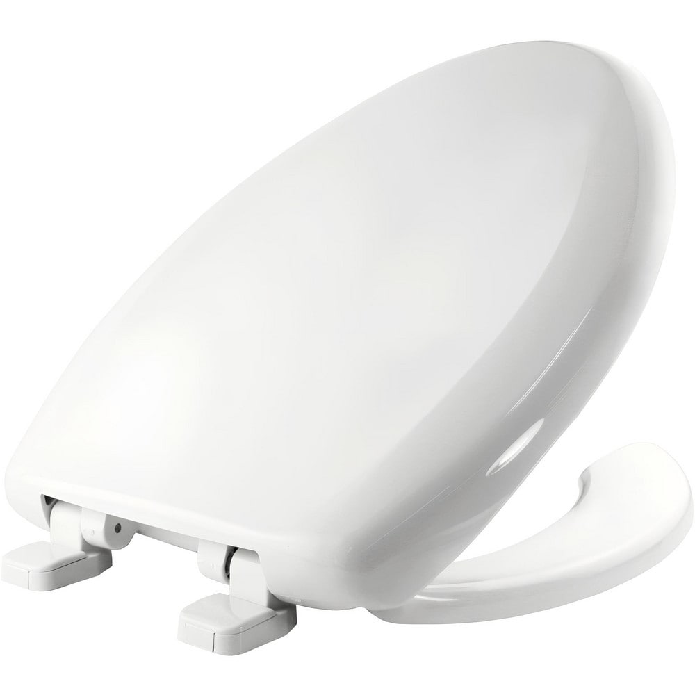 Toilet Seats, Type: Standard, Open , Style: Elongated , Material: Plastic , Color: White , Outside Width: 14.313in (Inch) MPN:1250TTA 000