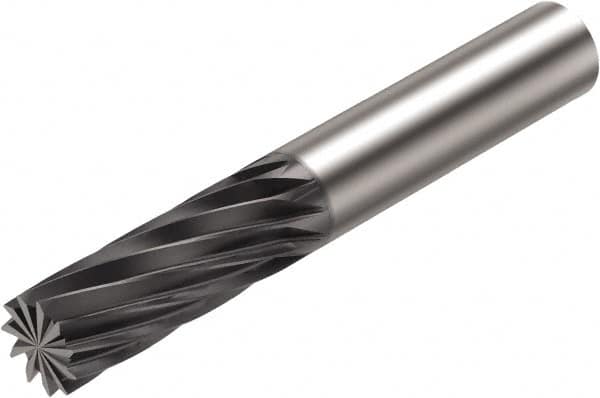 Square End Mill: 12 mm Dia, 31.8 mm LOC, 11 Flutes, Solid Carbide MPN:7254425