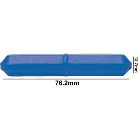 Bel-Art Spinbar Teflon Octagon Magnetic Stirring Bar 76.2 x 12.7mm Blue 371090033