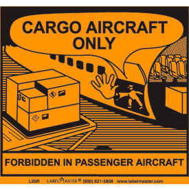 LabelMaster®L20R Cargo Aircraft Only Label Paper 500/Roll L20R