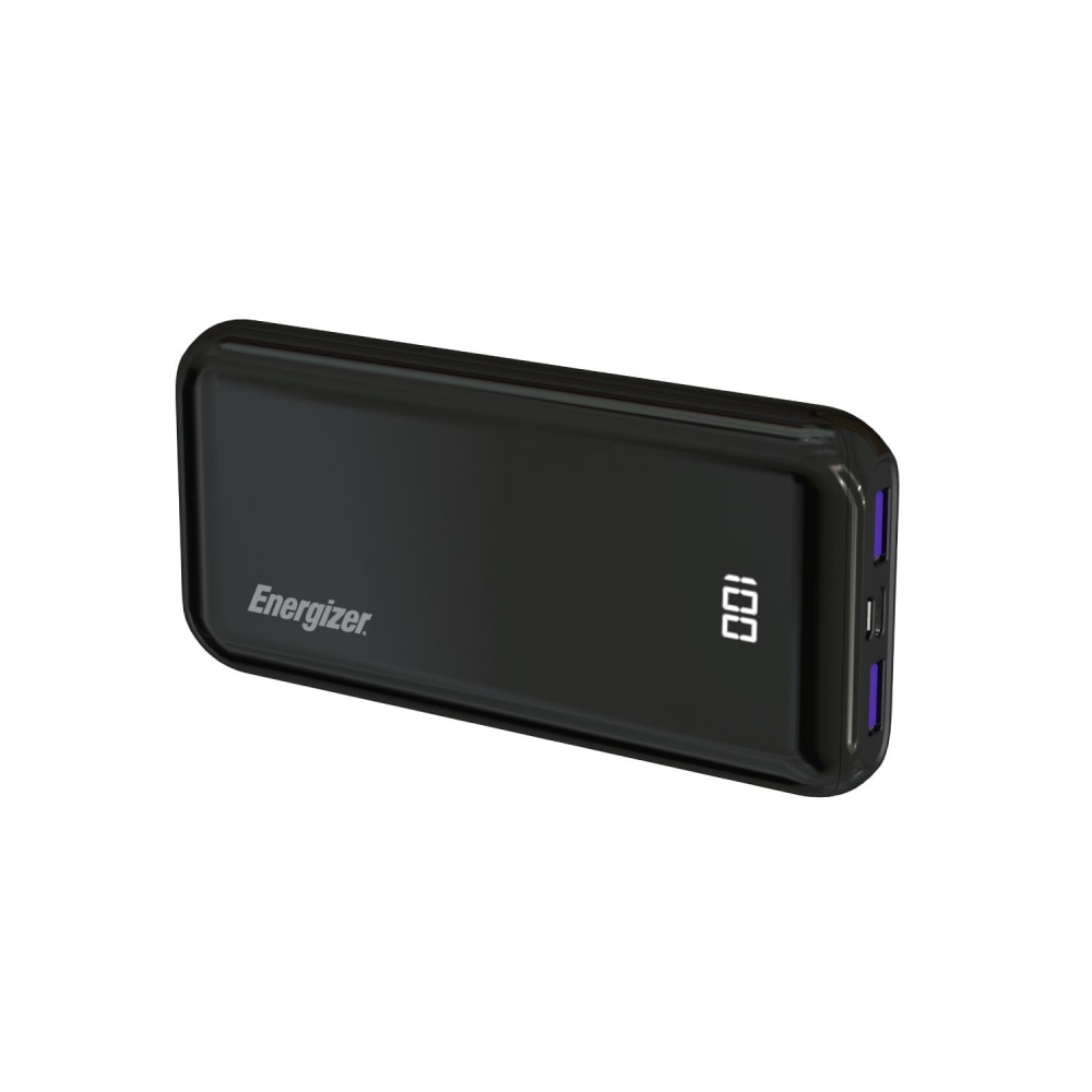 Energizer 10,000 mAh Ultimate Power Bank, Black, UE10011PQ (Min Order Qty 2) MPN:UE10011PQ