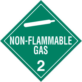 INCOM® TA220TB Class 2.2 Non-Flammable Gas Tagboard Placard - 100/Pkg TA220TB