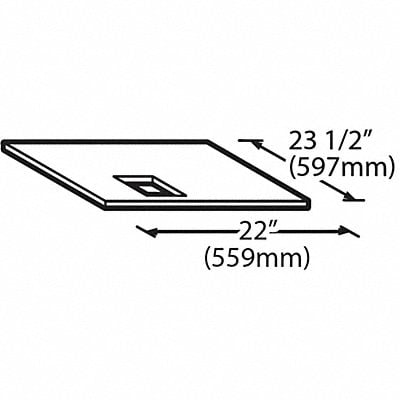 Ice Bin Replacement Cover 22 W MPN:KBT24