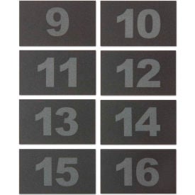 United Visual Numbers for ABS/Wood Cellphone Lockers TAB916 - Numbers 9-16 TAB916