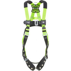 Honeywell Miller® H500 Industry Standard Harness w/ Back D-Ring Tongue Buckle S/M Green H5ISP311001