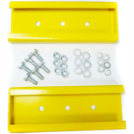 Wildeck® Rail Hardware Package For Lift Out Rails Yellow WGLRHP