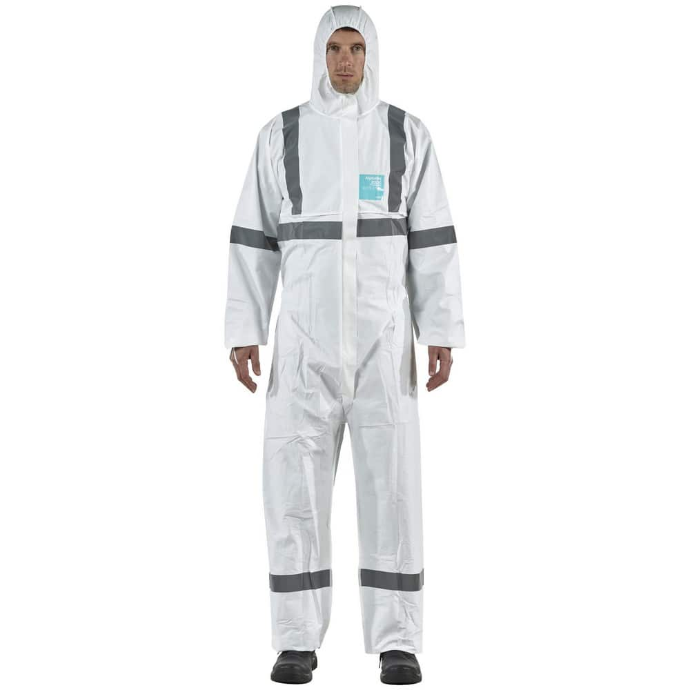 Disposable & Chemical Resistant Coveralls, Garment Style: Coveralls , Size: Medium , Material: Microporous Polyethylene Laminate Non-Woven  MPN:WH20-B-92-113-0