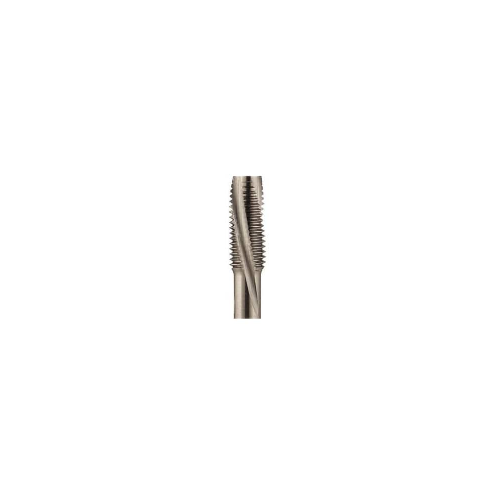 Spiral Flute Tap:  UNC,  3 Flute,  1 - 2,  2B Class of Fit,  Vanadium High-Speed Steel,  Nickel Finish MPN:381608