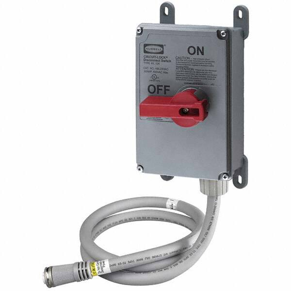 Cam & Disconnect Switch: Enclosed, 30 Amp, 600VAC, 3 Phase MPN:HBLDS3MQ5