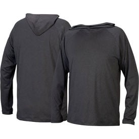 Pyramex® RLPH1NS Long Sleeve Pullover Hoodie with UV Protection 4XL Gray RLPH112NSX4