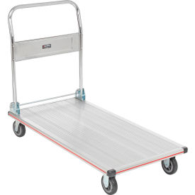 GoVets™ Folding Aluminum Platform Truck 48 x 24 600 Lb. Capacity 579241