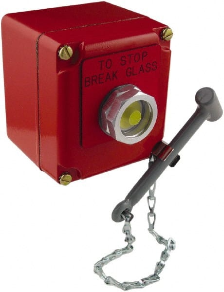 Push-Button Control Station: NO/NC, To Stop Break Glass MPN:9001KYK117