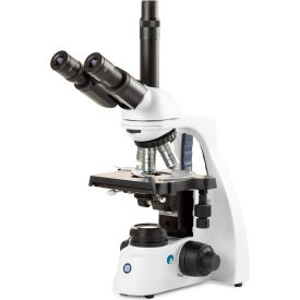 Euromex BScope Trinocular Microscope w/ E-Plan EPLi 4/10/S40/S100x EBS-1153-EPLI