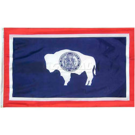 3X5 Ft. 100 Nylon Wyoming State Flag 146160