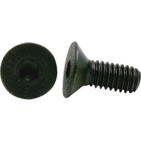 M6 x 1.0 x 20mm Flat Socket Cap Screw - Steel - Black Oxide - UNC - Pkg of 100 - Holo-Krome 87096 87096