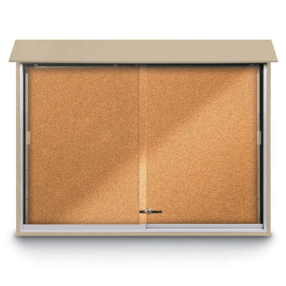 Enclosed Cork Bulletin Board: 52