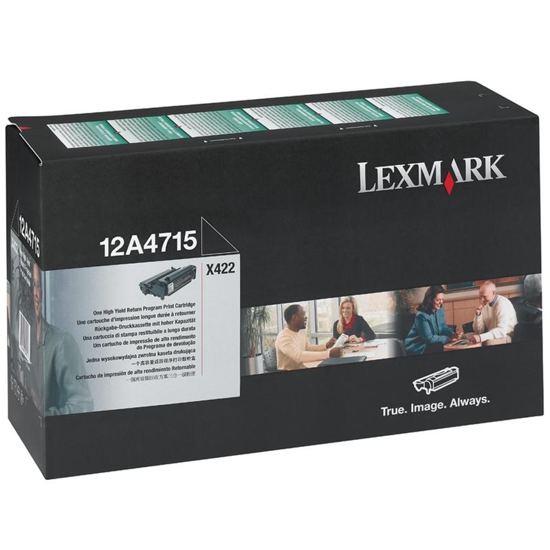 Lexmark 12A4715 Black Toner Cartridge MPN:12A4715