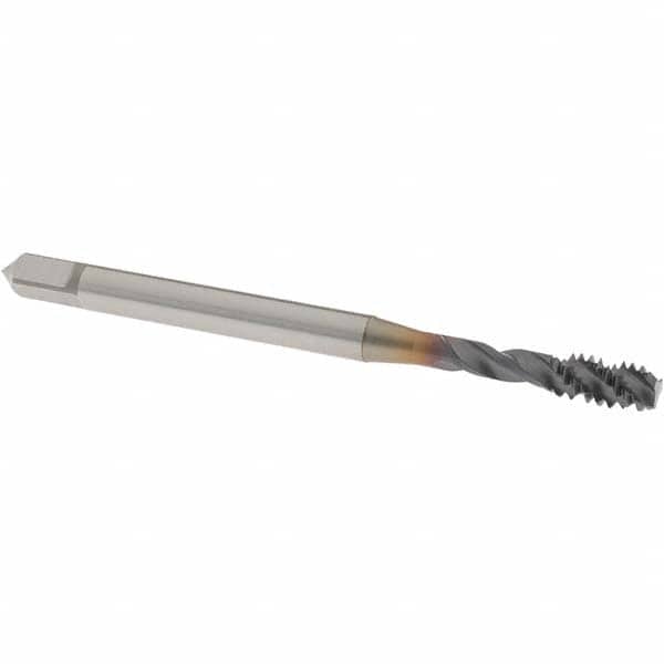 Spiral Flute Tap: #10-24 UNC, 3 Flutes, Bottoming, 2B Class of Fit, Powdered Metal, V Coated MPN:1650509908