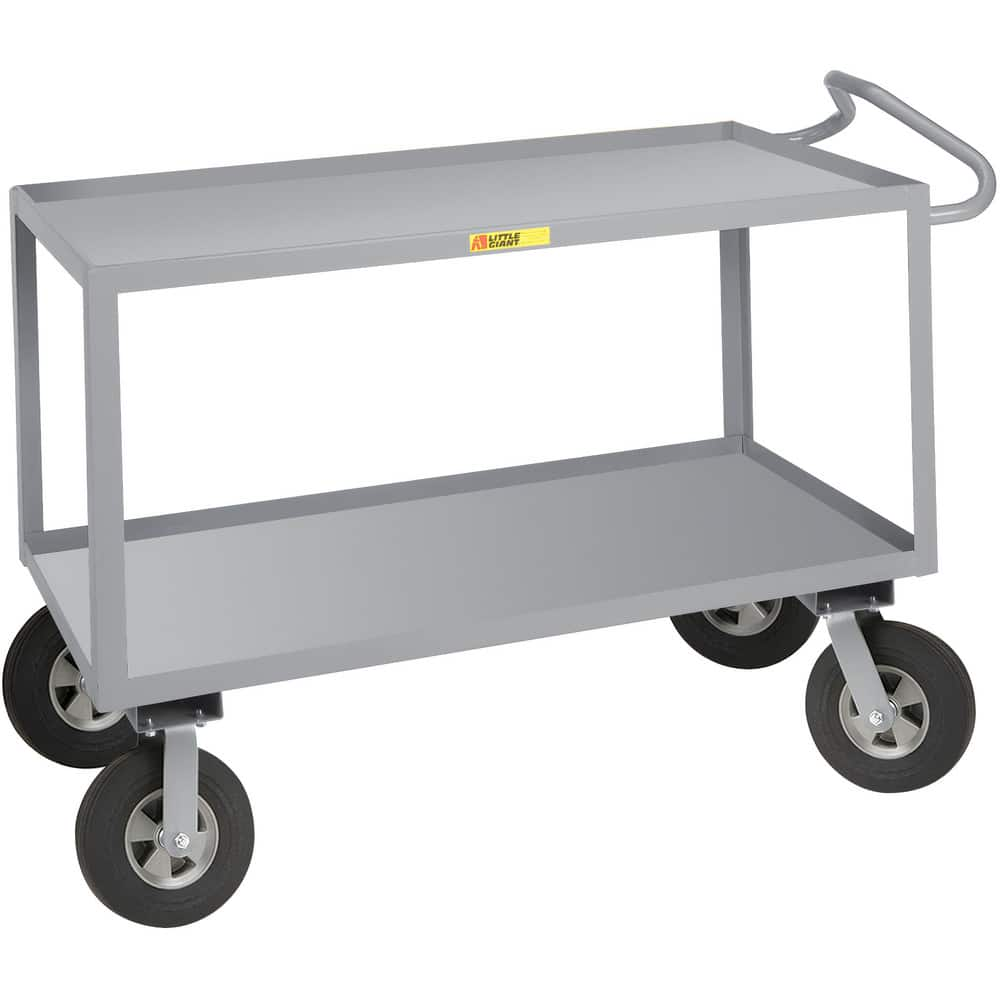 Carts, Cart Type: Ergonomic Handle Instrument Cart , Caster Type: 2 Rigid, 2 Swivel , Material: Steel , Length (Inch): 54 , Height (Inch): 38  MPN:ENGLF-3048-10SR