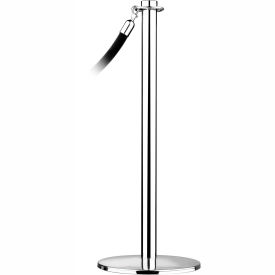 Tensator Post Rope Safety Crowd Control Queue Stanchion Universal Contemporary Polished Chrome 314U-1P-NOT