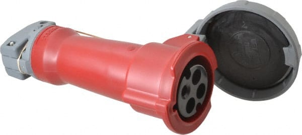 Pin & Sleeve Plugs & Connectors, Pin Configuration: 4 , Number Of Poles: 3 , Amperage: 30A , Voltage: 480V ac , Connector Diameter: 4.27in  MPN:HBL430C7W