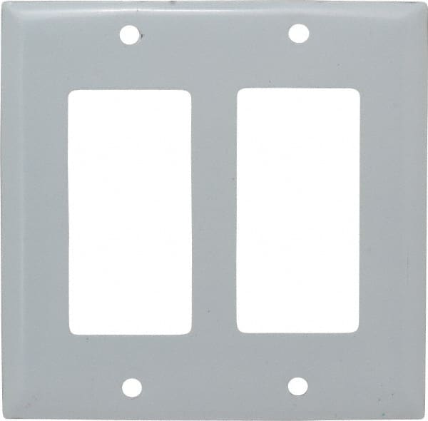 2 Gang, 4-1/2 Inch Long x 4.6 Inch Wide, Standard Outlet Wall Plate MPN:SS262