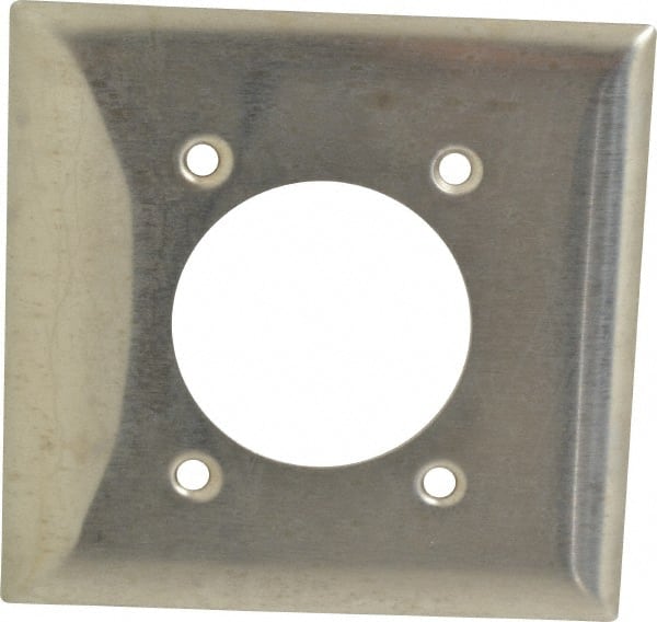 2 Gang, 4-1/2 Inch Long x 4.6 Inch Wide, Standard Outlet Wall Plate MPN:SS703