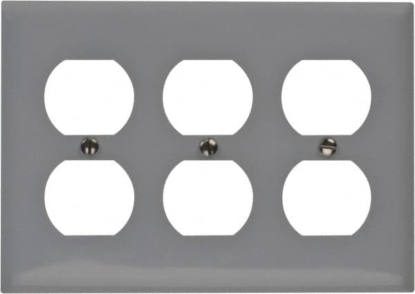 3 Gang, Outlet Wall Plate MPN:SS83