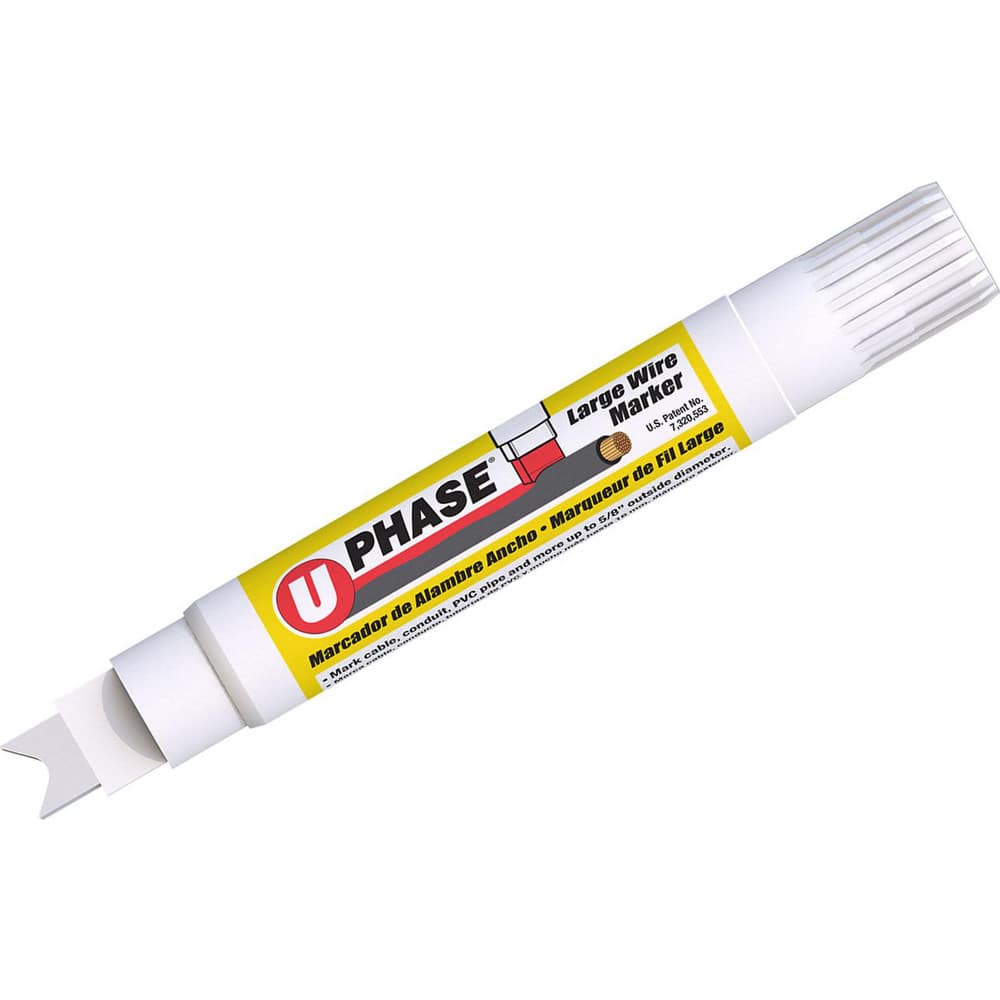 Markers & Paintsticks, Marker Type: Liquid Paint Marker, Tip Shape: Curved, Color: White, Ink Type: Xylene-free, Alcohol Base, Fade Resistant, Water Resistant MPN:10705MCM