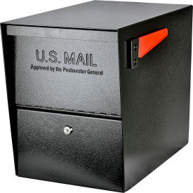 Mail Boss Package Master Commercial Locking Mailbox Black 7206