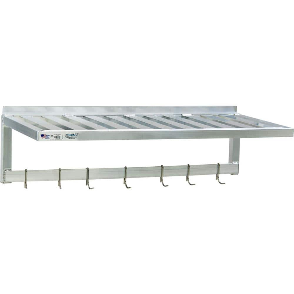 Open Shelving Accessories & Components, Component Type: Wall Shelf with Pot Rack , For Use With: Anywhere wall mounted shelf is desired.  Perfect for storage MPN:1122PR