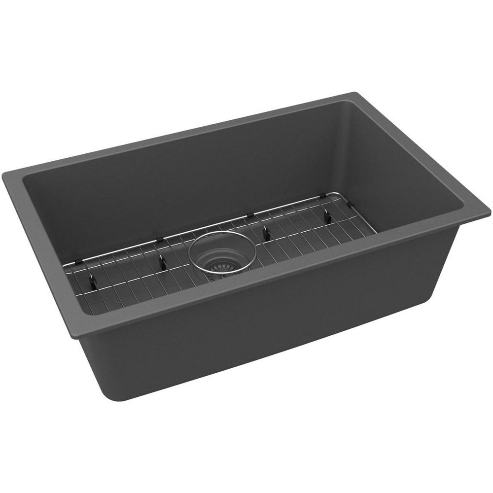 Sinks, Type: Undermount , Mounting Location: Countertop , Number Of Bowls: 1 , Material: Quartz , Faucet Included: No  MPN:ELGRU13022GT0C