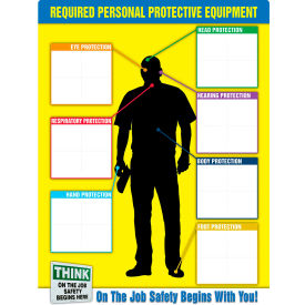 Accuform PPE357 PPE-ID™ Customizable PPE Poster 24