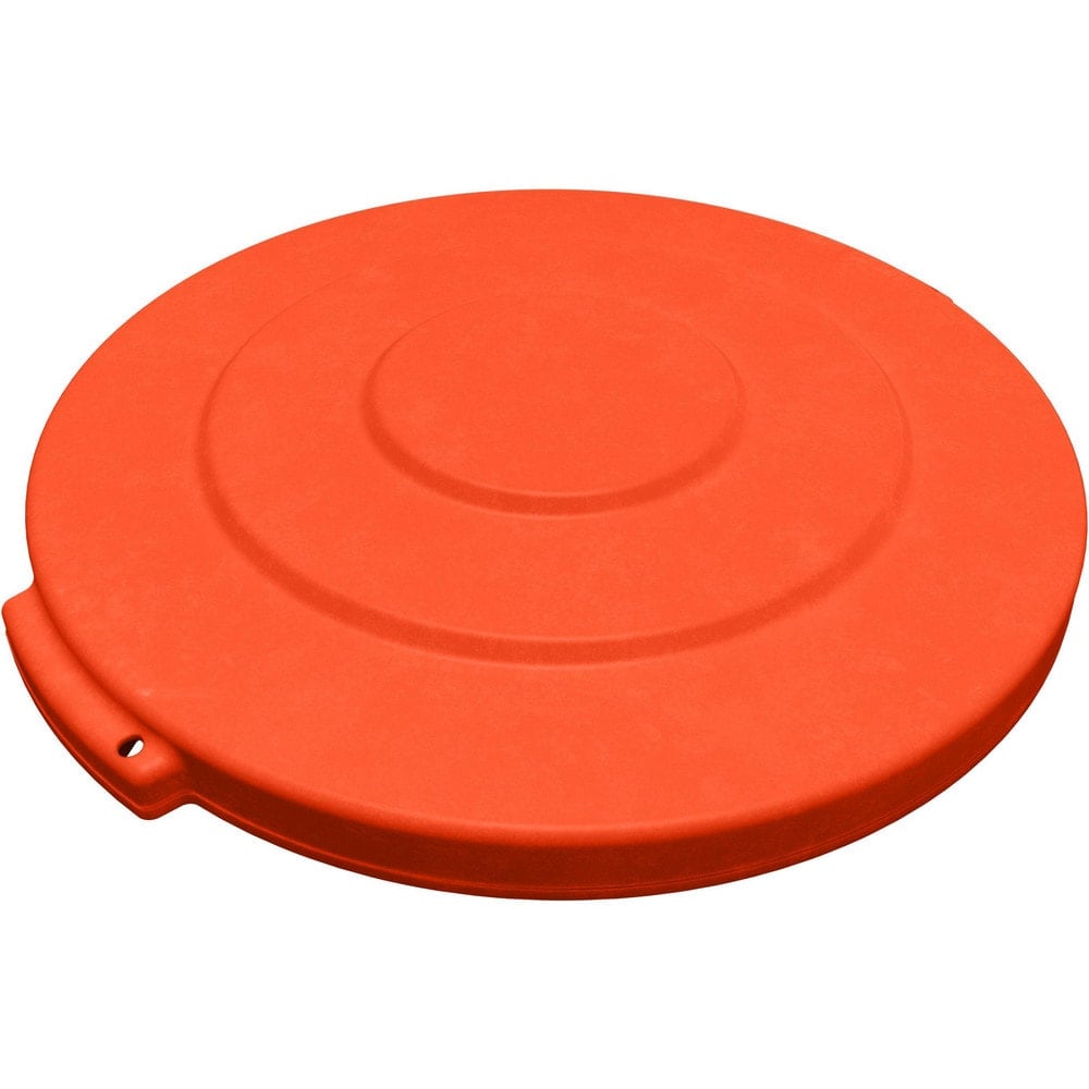 Trash Can & Recycling Container Lids, Lid Type: Flat , Lid Shape: Round , Container Shape: Round , Compatible Container Capacity: 10 Gallon , Color: Orange  MPN:84101124