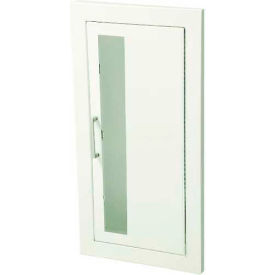 Activar Inc. Steel Fire Extinguisher Cabinet Vertical Acrylic Window Fully Recessed 6