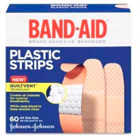 Johnson & Johnson Plastic Bandages Adhesive 3/4