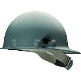 Honeywell Roughneck P2A Front Brim Hard Hat 8 pt. Ratchet Suspension Type 1 Class C & G Gray P2AQRW09A000