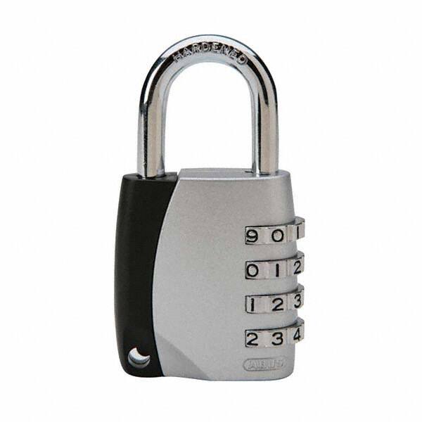Lockout Padlock: Keyed Different, Steel, Steel Shackle, Black & Silver MPN:101963