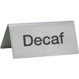 Winco SGN-102 Tent Sign Decaf 3