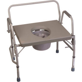 DMI® Heavy Duty Bariatric Bedside Commode 802-1203-0300