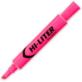 Avery® Hi-Liter Desk Style Highlighter Chisel Tip Fluorescent Pink Ink Dozen 24010