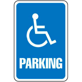 GoVets™ Aluminum Sign - Parking Sign - Handicap Symbol .063