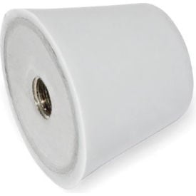 Silicone Conical Vibration/Shock Absorption Mount - 10-24 Thread - 25 Ft. Lbs. Max Load 256-19-10X24-55-GR