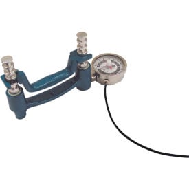 Baseline® Hydraulic Hand Dynamometer 200 lb. Dial Gauge and Analog Output Signal Blue 12-0021