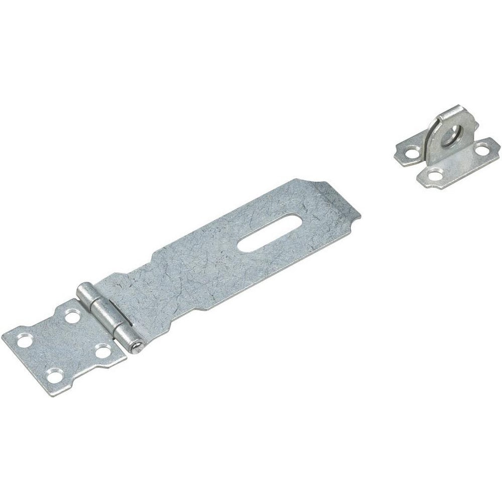 Hasps, Hasp Type: Conventional , Material: Steel , Arm Length: 4.55 in , Finish: Galvanized Steel , Arm Width: 1.5in  MPN:316GAV