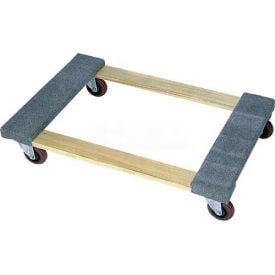 Wesco® 36x24 Carpeted End Hardwood Dolly 272061 3