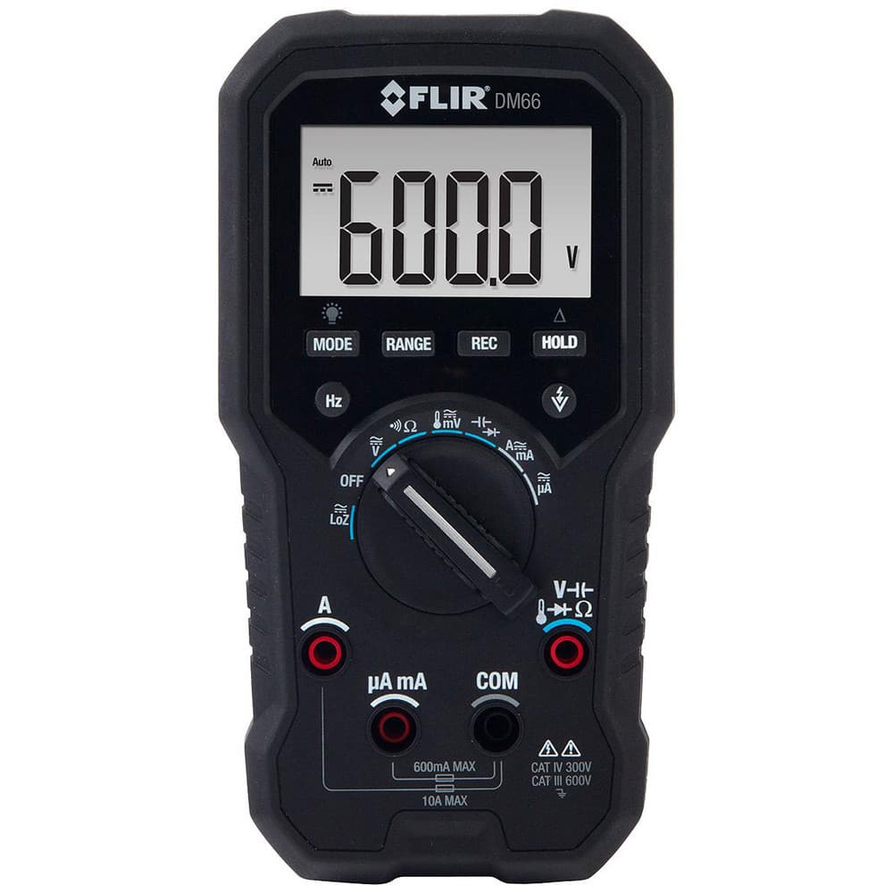 Multimeters, Multimeter Type: Digital , Measures: AC Voltage, DC Voltage, Frequency, Temperature, Capacitance, Amps, Resistance, Diode Test, Continuity  MPN:DM66-NIST