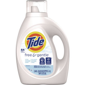 Free and Gentle Liquid Laundry Detergent 64 Loads 92 oz. Bottle 4/Case 12144